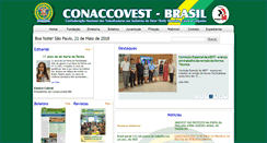 Desktop Screenshot of conaccovest.org.br